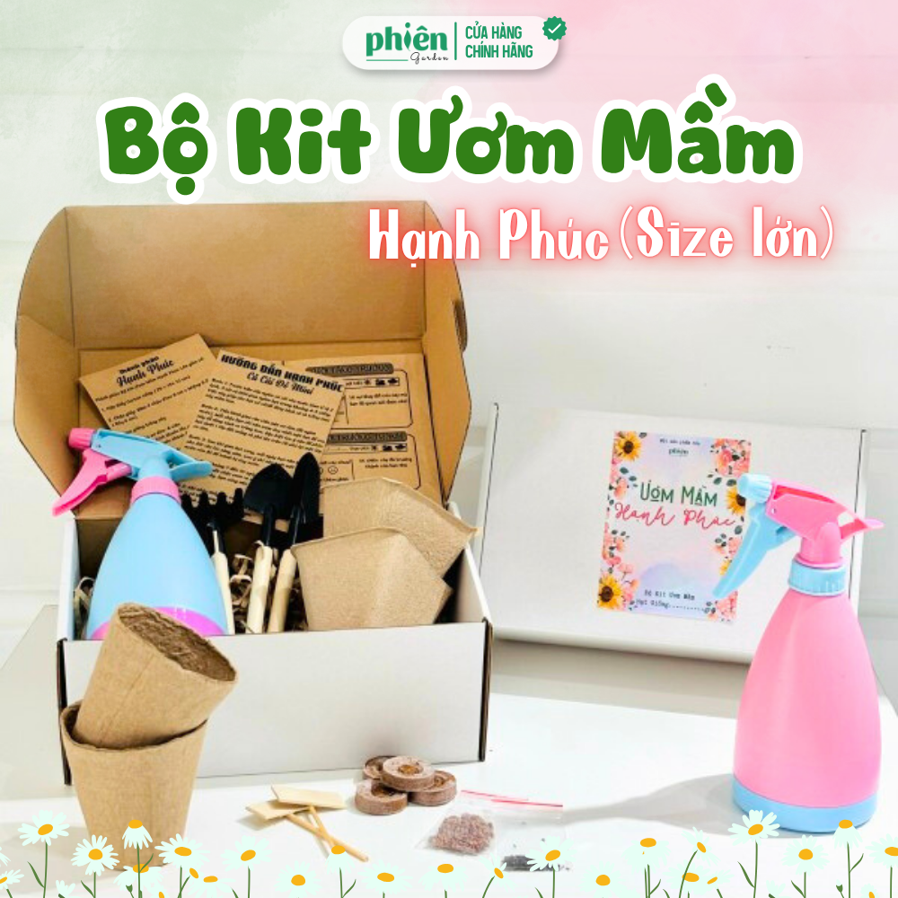 Bộ Kit Ươm Mầm Hạnh Phúc, Trồng Cây Gieo Hạt