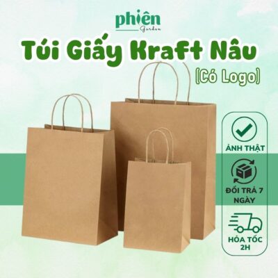 Túi Giấy Kraft  - Túi Giấy Xi Măng Giấy Dày Định Lượng 120gsm