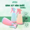 Bình Xịt Phun Sương 500ml Tưới Cây Màu Xanh, Hồng
