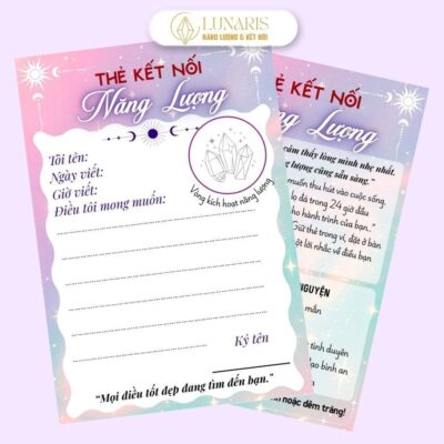 Thẻ Kết Nối Năng Lượng Giúp Hỗ Trợ Thiền, Tăng Tập Trung Và Phát Triển Bản Thân
