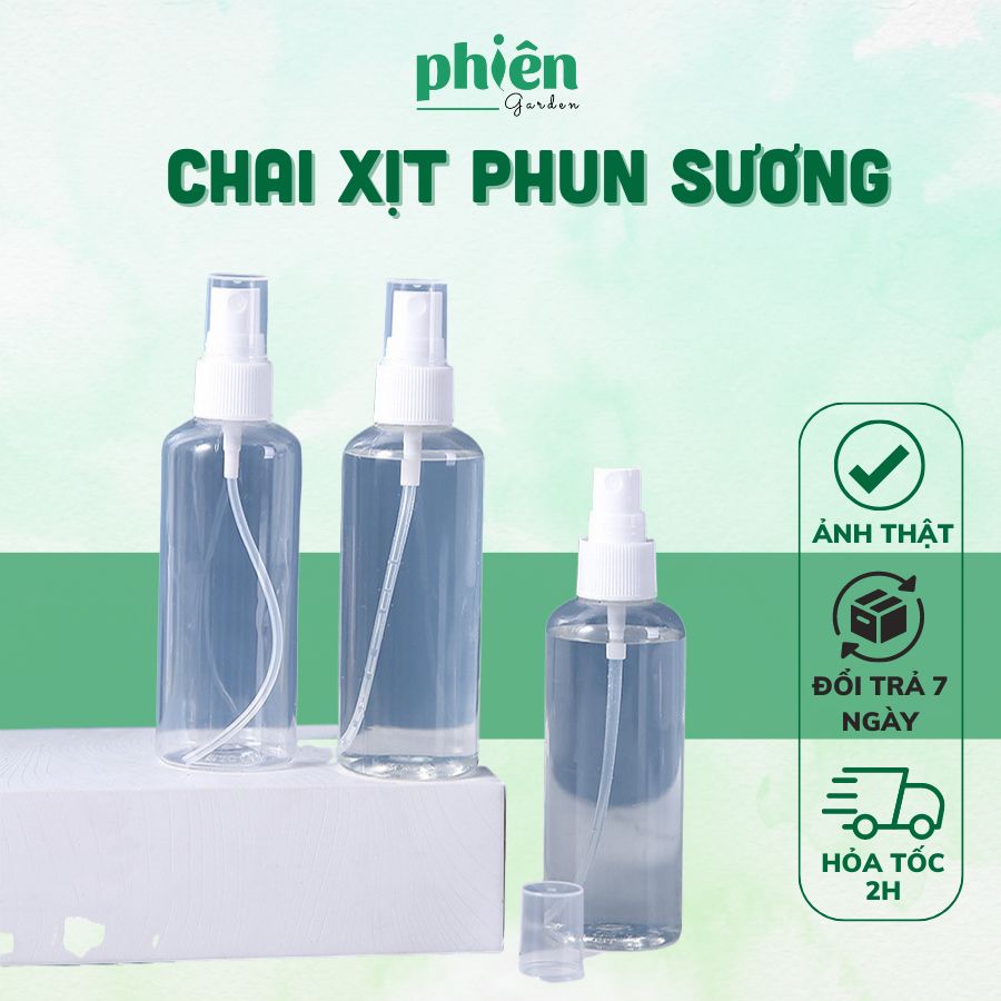 Chai Xịt Phun Sương 100ml Chăm Sóc Cây