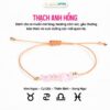 Vòng Tay Năng Lượng 12 Cung Hoàng Đạo Đá Thạch Anh Tự Nhiên Mang May Mắn, Tích Cực