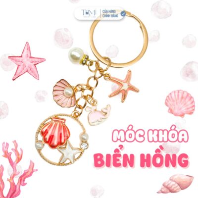 Móc Khoá Chủ Đề Đại Dương – Trang Trí Chìa Khóa, Phụ Kiện Cá Nhân, Quà Tặng Lưu Niệm
