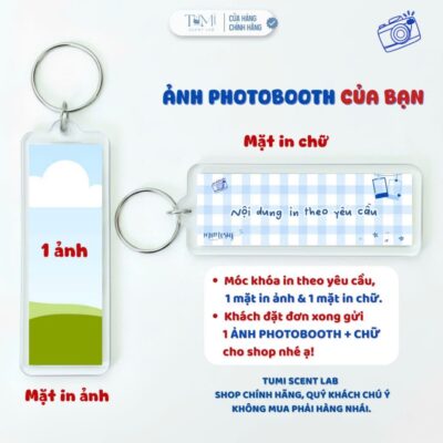 Móc Khóa Photobooth In Ảnh Theo Yêu Cầu – Lưu Giữ Kỷ Niệm, Trang Trí Balo, Quà Tặng Bạn Bè Người Yêu