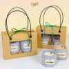 Hộp Quà Tặng 2 Nến Thơm Handmade, Quà Tặng Sinh Nhật, Tốt Nghiệp Cho Bạn Bè, Người Yêu