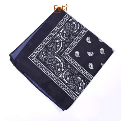 Khăn Bandana Hiphop Turban Nam Nữ Đủ Màu Trắng, Đen, Xanh, Nâu Nhạt, Khăn Choàng Lụa Vuông Satin Họa Tiết Bươm Bướm