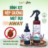 Xịt Thơm Phòng Hỗ Trợ Ngăn Ngừa Mạt Bụi Rệp Giường Bug Away, Thiên Nhiên [MUA 2 GIẢM 56K]